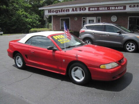 1995 Ford Mustang for sale at HOGSTEN AUTO WHOLESALE in Ocala FL
