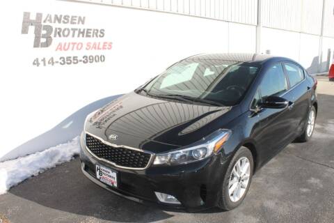2017 Kia Forte for sale at HANSEN BROTHERS AUTO SALES in Milwaukee WI