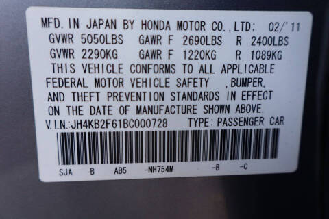 2011 Acura RL