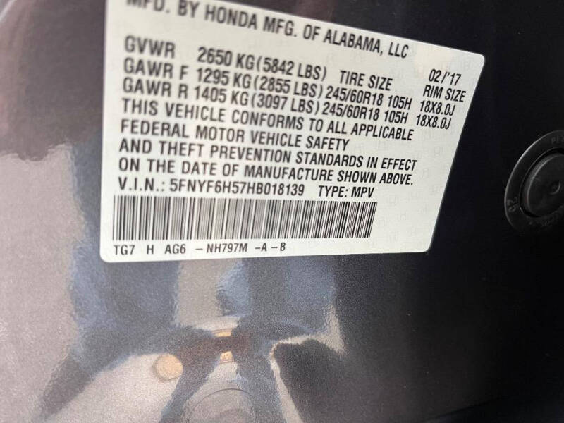 2017 Honda Pilot EX-L