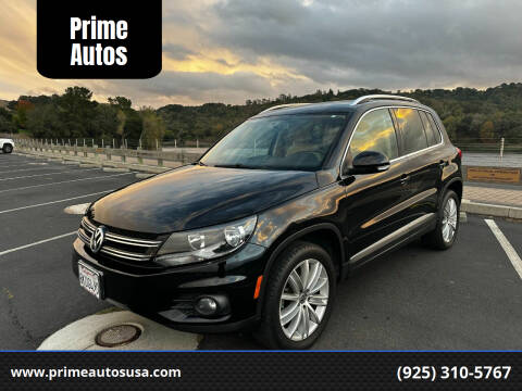 2012 Volkswagen Tiguan for sale at Prime Autos in Lafayette CA