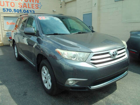 2013 Toyota Highlander for sale at Small Town Auto Sales Inc. in Hazleton PA