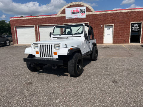 1993 Jeep Wrangler for sale at Family Auto Finance OKC LLC in Oklahoma City OK