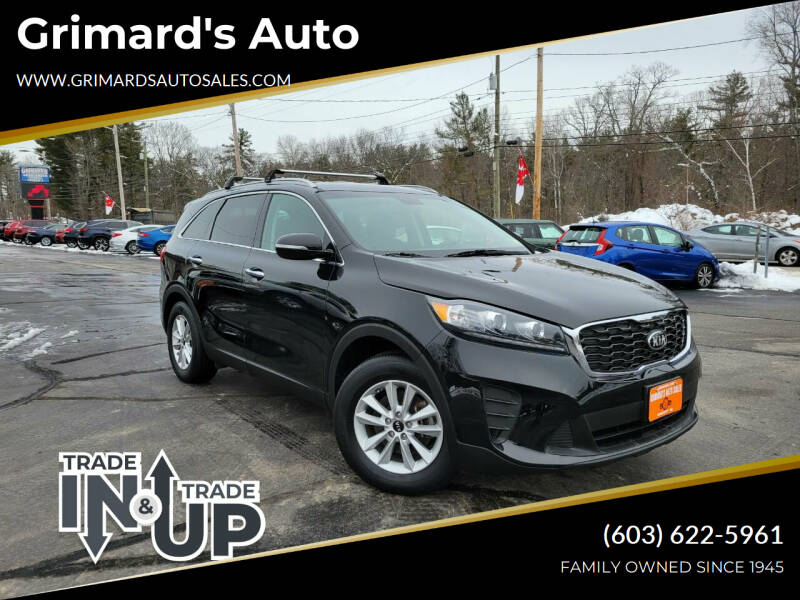 2019 Kia Sorento for sale at Grimard's Auto in Hooksett NH