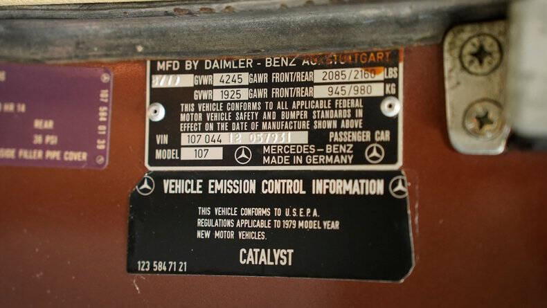 1979 Mercedes-Benz 450-Class