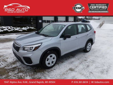 2019 Subaru Forester for sale at B&D Auto Sales Inc in Grand Rapids MI