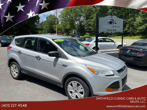 2013 Ford Escape for sale at Smithfield Classic Cars & Auto Sales, LLC in Smithfield RI