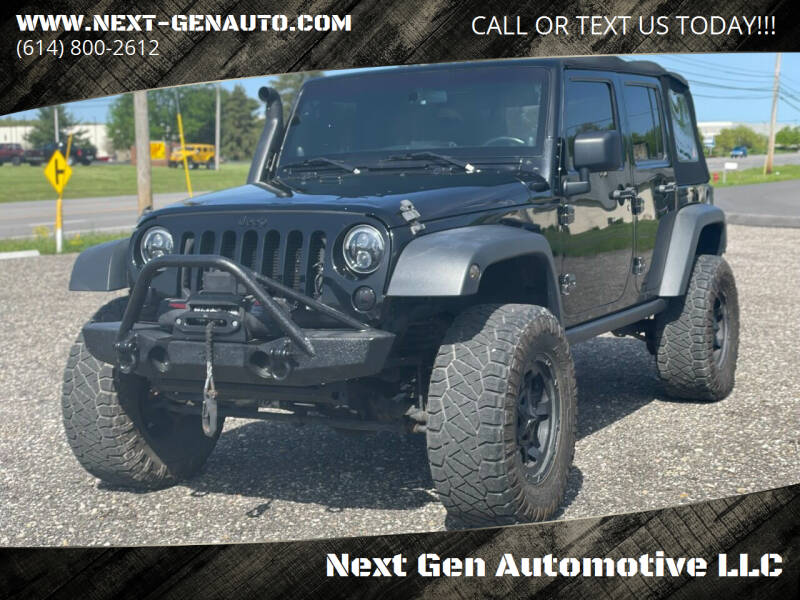 2013 Jeep Wrangler Unlimited for sale at Next Gen Automotive LLC in Pataskala OH