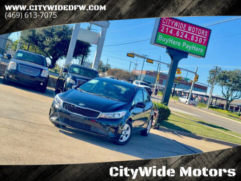 2017 Kia Forte for sale at CityWide Motors in Garland TX