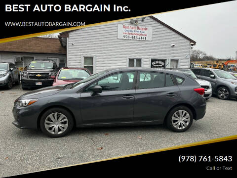 2018 Subaru Impreza for sale at BEST AUTO BARGAIN inc. in Lowell MA