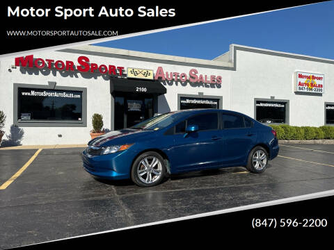 2012 Honda Civic for sale at Motor Sport Auto Sales in Waukegan IL