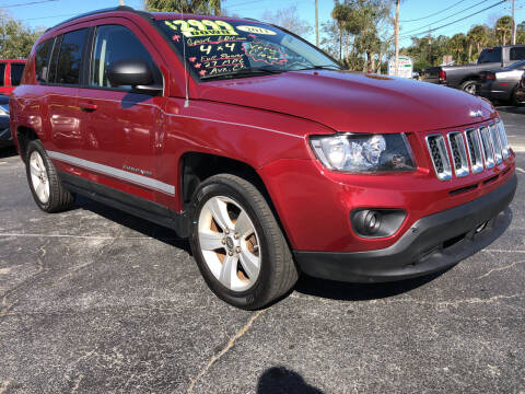2011 Jeep Compass for sale at RIVERSIDE MOTORCARS INC - Main Lot in New Smyrna Beach FL
