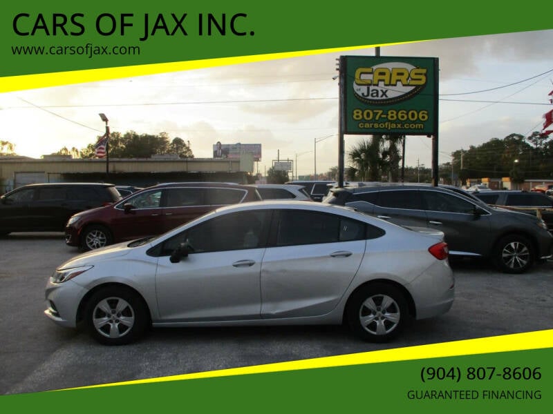 2017 Chevrolet Cruze for sale at CARS OF JAX INC. in Jacksonville FL