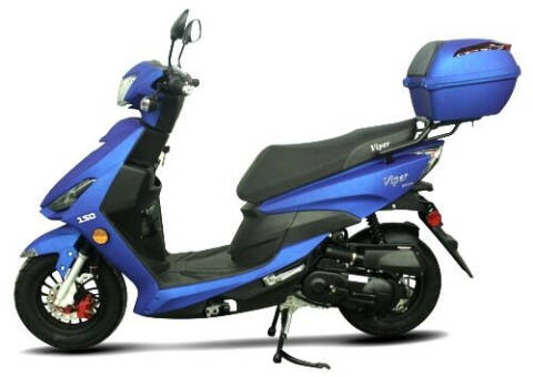 2019 150cc Viper 4 Stroke Air Cooled Matte FInish Scooter