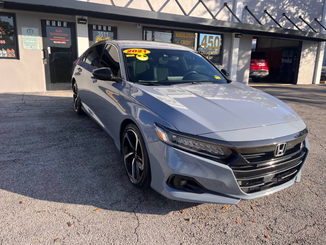 2021 Honda Accord for sale at M & J UNITED AUTO SALES in LAUDERDALE LAKES, FL