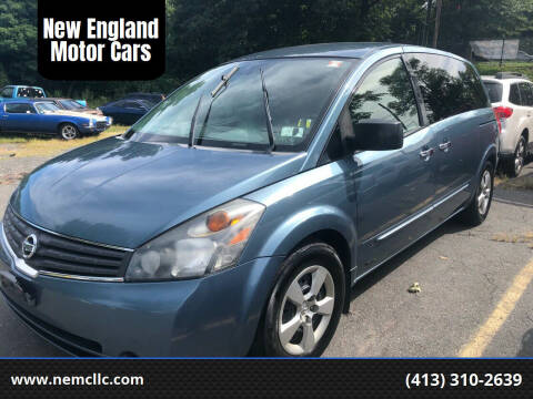 2009 Nissan Quest for sale at New England Motor Cars in Springfield MA