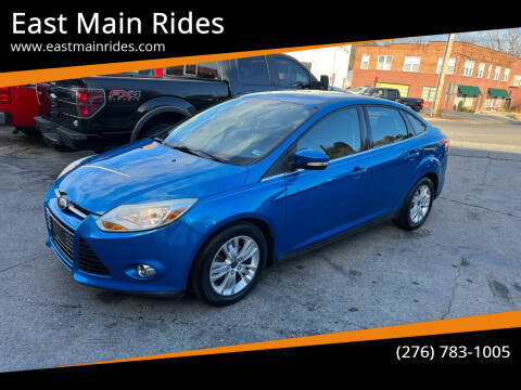2012 Ford Focus for sale at East Main Rides in Marion VA