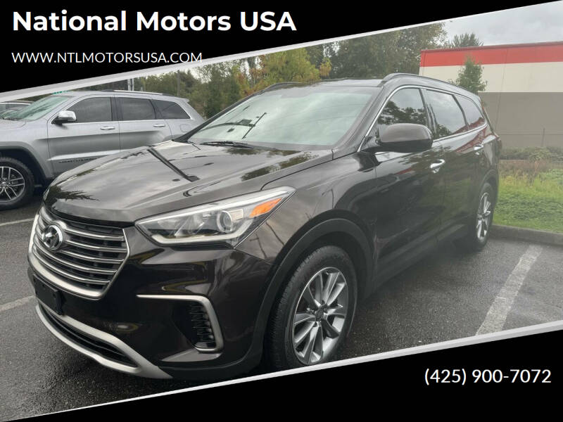 2017 Hyundai Santa Fe for sale at National Motors USA in Bellevue WA