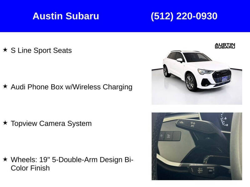 2022 Audi Q3 quattro S line Prem Plus 45 TFSI