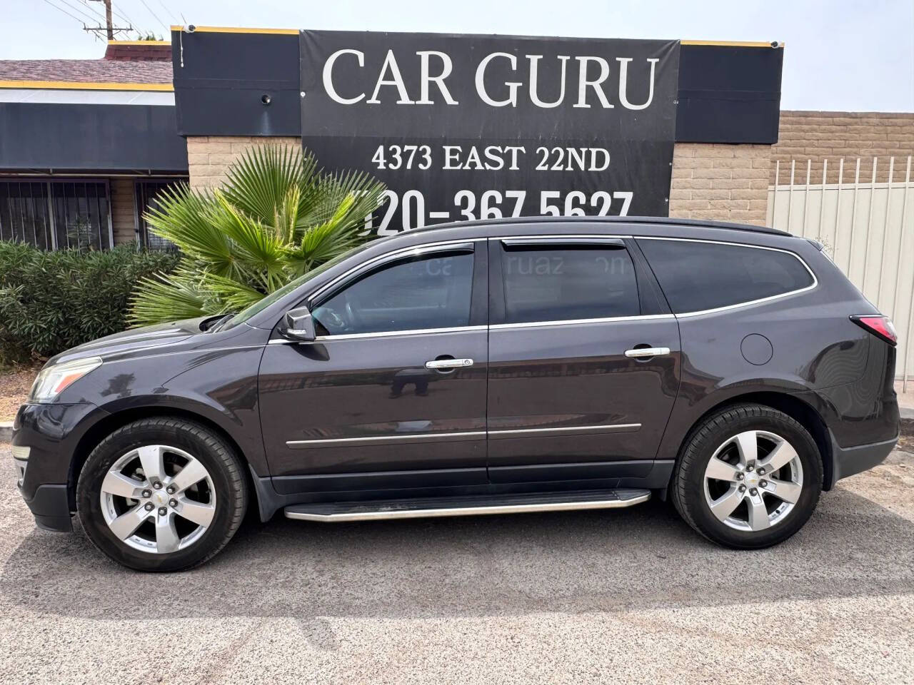 Gray 2013 Chevrolet Traverse LTZ LTZ 4dr SUV 2