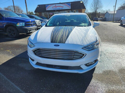 2017 Ford Fusion for sale at American Auto Sales LLC in Charlotte NC