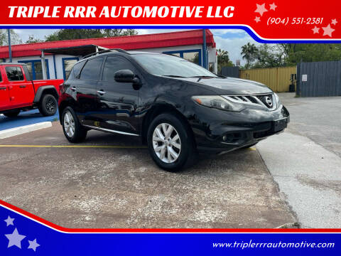 2014 Nissan Murano for sale at TRIPLE RRR AUTOMOTIVE LLC in Jacksonville FL