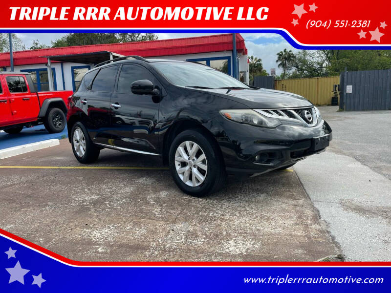 2014 Nissan Murano for sale at TRIPLE RRR AUTOMOTIVE LLC in Jacksonville FL