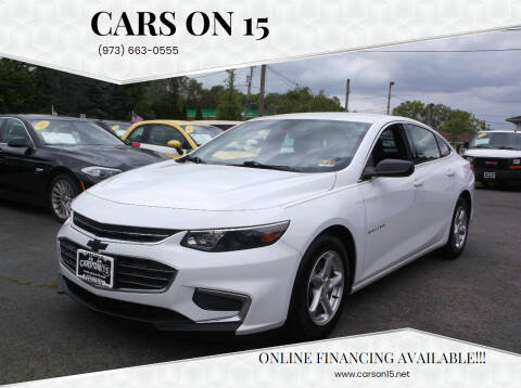 2017 Chevrolet Malibu for sale at Cars On 15 in Lake Hopatcong NJ