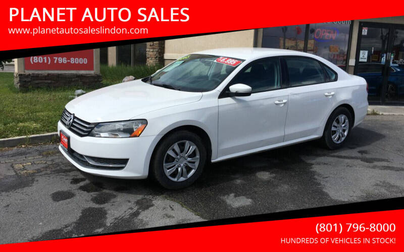 2013 Volkswagen Passat for sale at PLANET AUTO SALES in Lindon UT