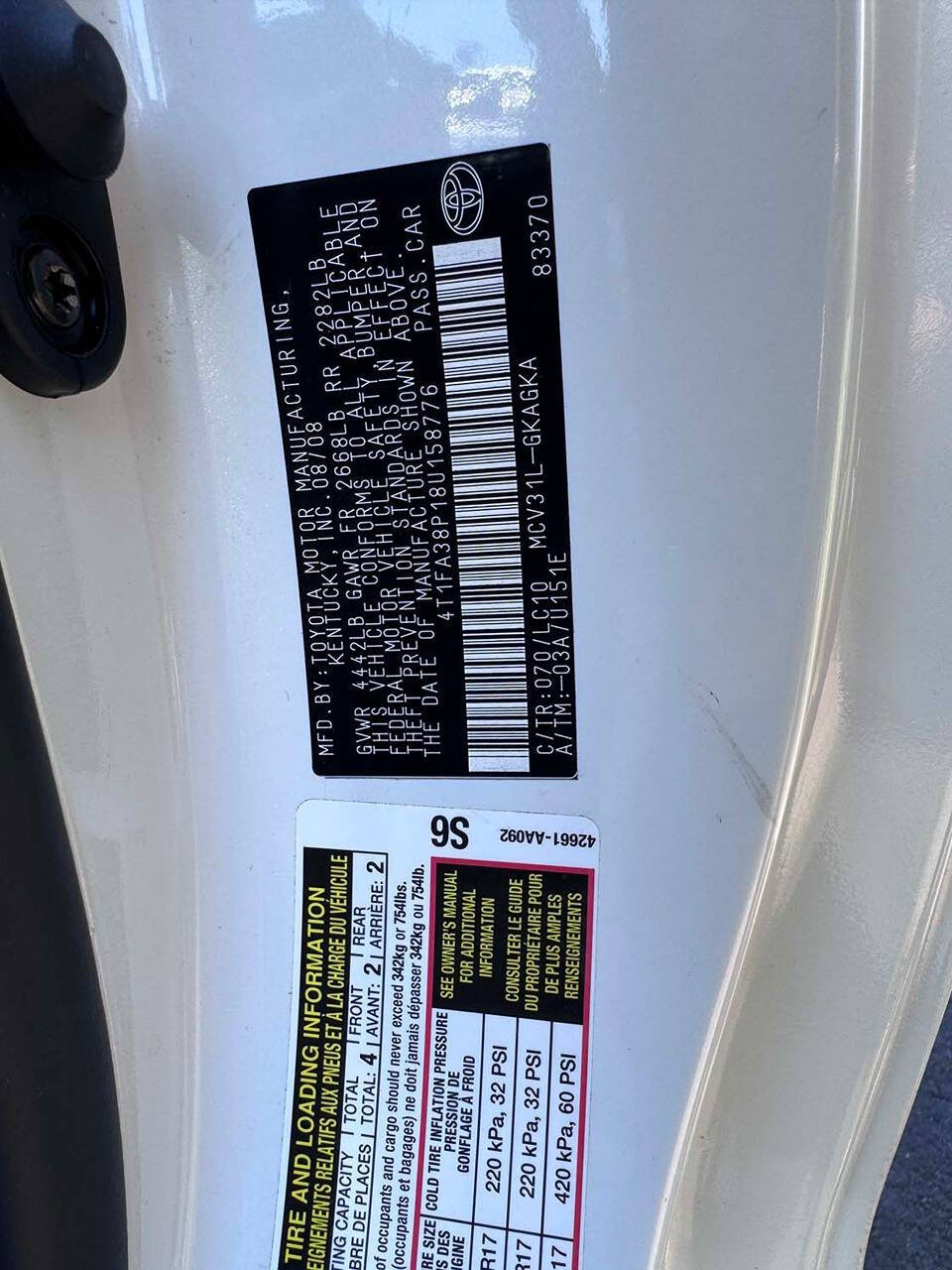 2008 Toyota Camry Solara 3
