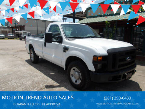 2009 Ford F-250 Super Duty for sale at MOTION TREND AUTO SALES in Tomball TX