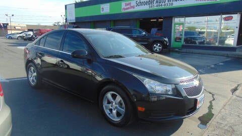 2013 Chevrolet Cruze for sale at Schroeder Auto Wholesale in Medford OR