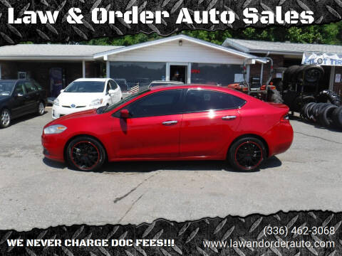 2013 Dodge Dart for sale at Law & Order Auto Sales in Pilot Mountain NC