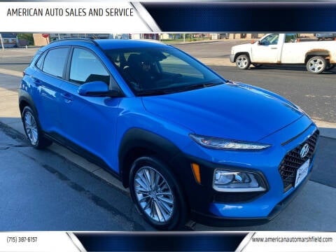 2021 Hyundai Kona for sale at AMERICAN AUTO SALES AND SERVICE in Marshfield WI