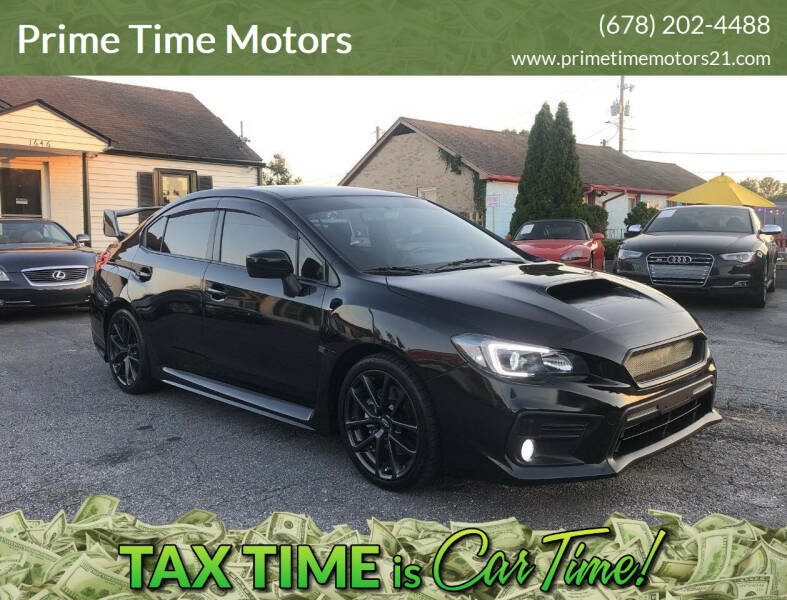 2018 Subaru WRX for sale at Prime Time Motors in Marietta GA