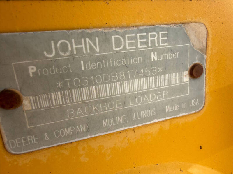 2001 John Deere 310D