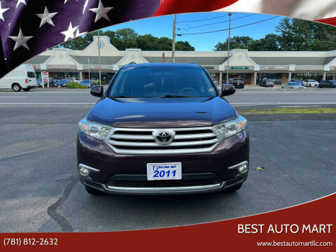 2011 Toyota Highlander for sale at Best Auto Mart in Weymouth MA