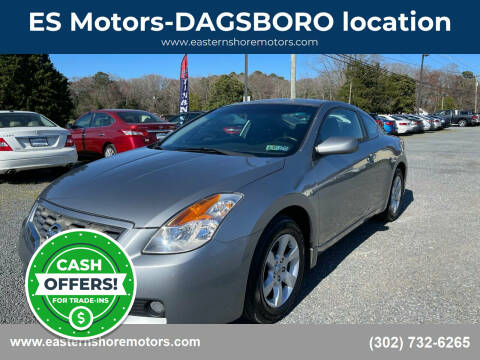 2008 Nissan Altima for sale at ES Motors-DAGSBORO location in Dagsboro DE