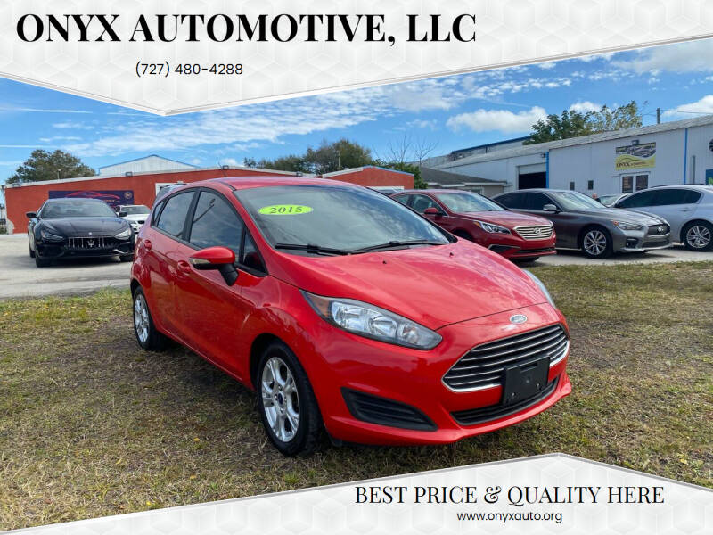 2015 Ford Fiesta for sale at ONYX AUTOMOTIVE, LLC in Largo FL