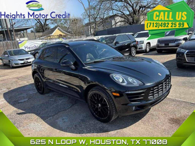 2018 Porsche Macan for sale at Heights Motor Credit in Houston TX