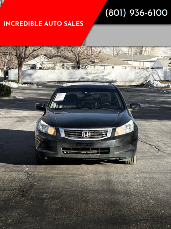 2010 Honda Accord for sale at INCREDIBLE AUTO SALES in Bountiful UT