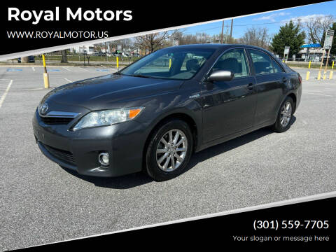 2011 Toyota Camry Hybrid for sale at Royal Motors in Hyattsville MD