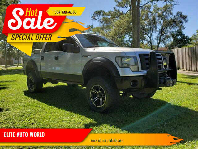 2010 Ford F-150 for sale at ELITE AUTO WORLD in Fort Lauderdale FL