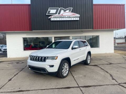 2017 Jeep Grand Cherokee for sale at Davison Motorsports in Holly MI