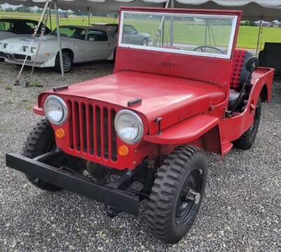 1948 Willys Jeep for sale at Custom Rods and Muscle in Celina OH
