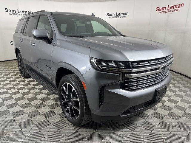 Used 2021 Chevrolet Tahoe RST with VIN 1GNSKRKT4MR381861 for sale in Bloomington, IL