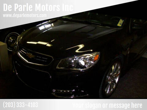 2015 Chevrolet SS for sale at De Parle Motors Inc in Bridgeport CT