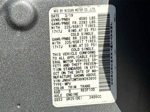 2019 Nissan Rogue SV