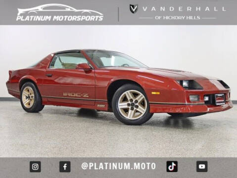 1987 Chevrolet Camaro for sale at Vanderhall of Hickory Hills in Hickory Hills IL