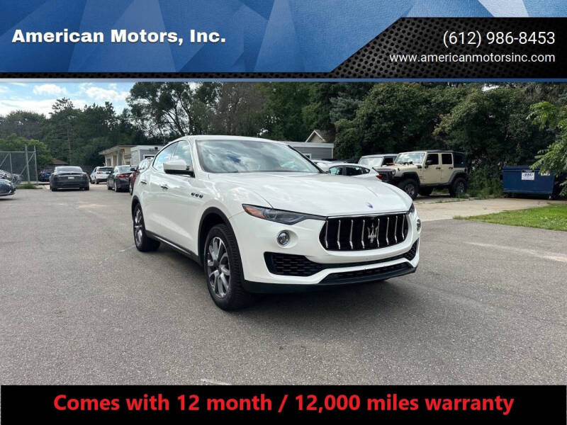 2017 Maserati Levante for sale at AMERICAN MOTORS, INC. in Farmington MN